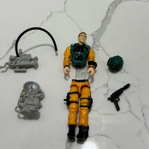 Vintage 1989 GI Joe Scoop V1 COMPLETE ARAH Action Figure and Accessories Hasbro